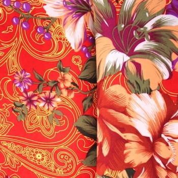 Preview: ORNAMENT LILY Postsowjetischer Stoff aus Zentralasien